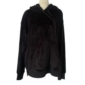 Joe's Size Large Soft Black Hoodie Jacket Unisex with Size Zippers